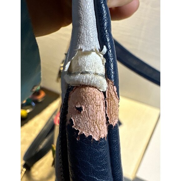 Espe Convertible Crossbody Backpack Purse Vegan Leather Floral Embroidered Zip - Picture 16 of 16